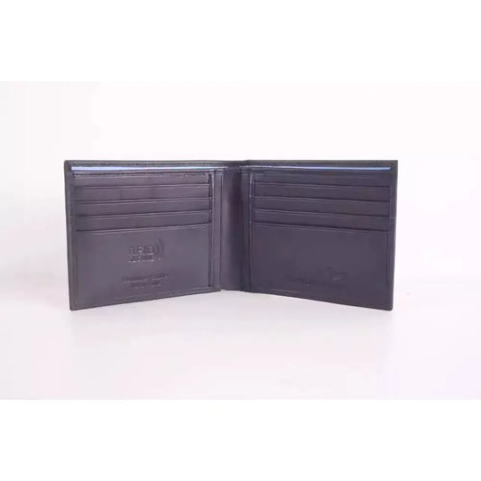 Harmont & Blaine | Blue Leather Wallet  | McRichard Designer Brands