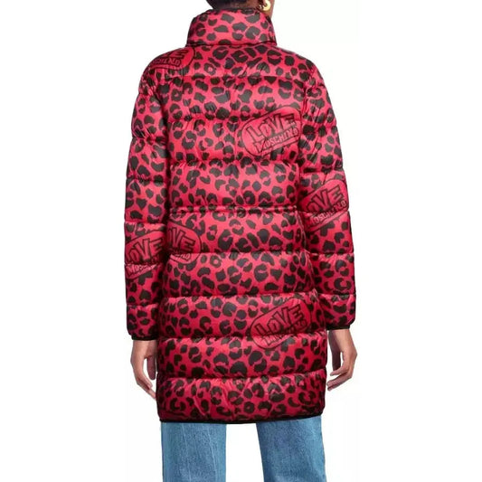 Love Moschino | Red Polyester Jackets & Coat  | McRichard Designer Brands