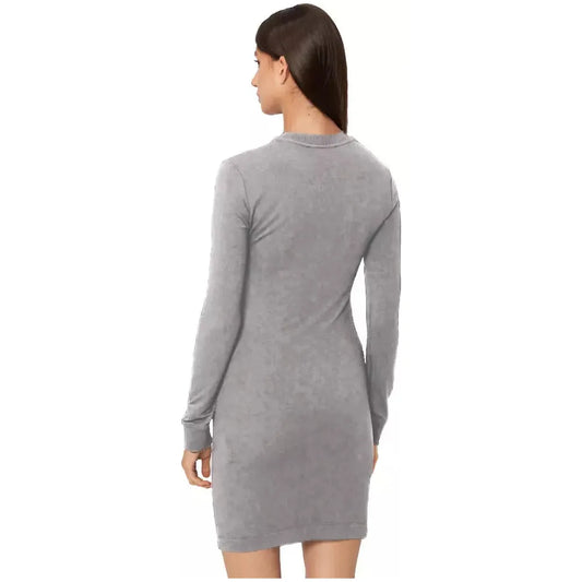 Love Moschino | Gray Cotton Dress  | McRichard Designer Brands