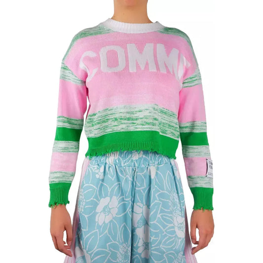 Comme Des Fuckdown | Pink Viscose Sweater - McRichard Designer Brands