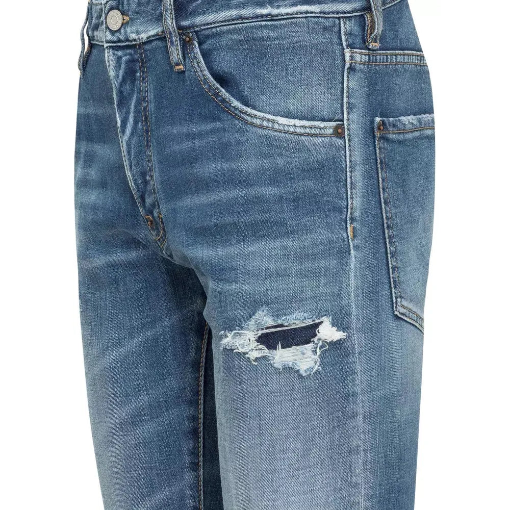 Dsquared² | Blue Cotton Jeans & Pant  | McRichard Designer Brands