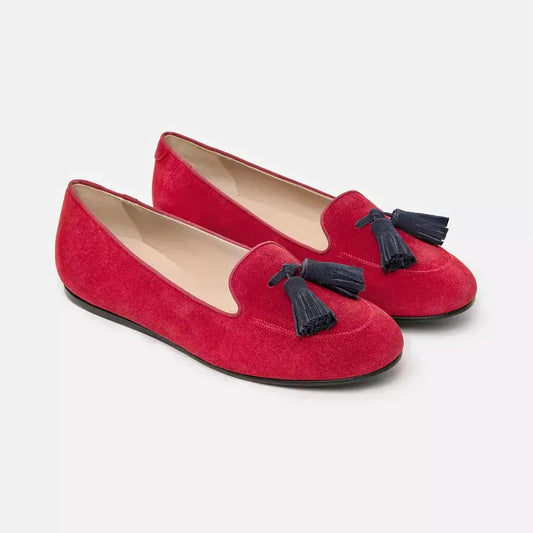 Charles Philip | Red Flat Shoe  | McRichard Designer Brands