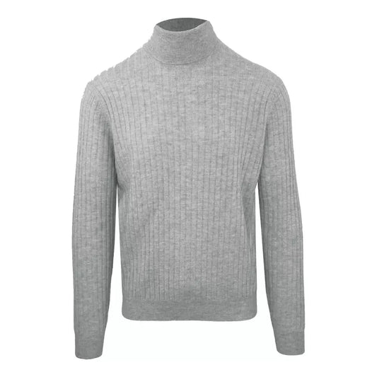 Malo | Gray Wool Sweater - McRichard Designer Brands