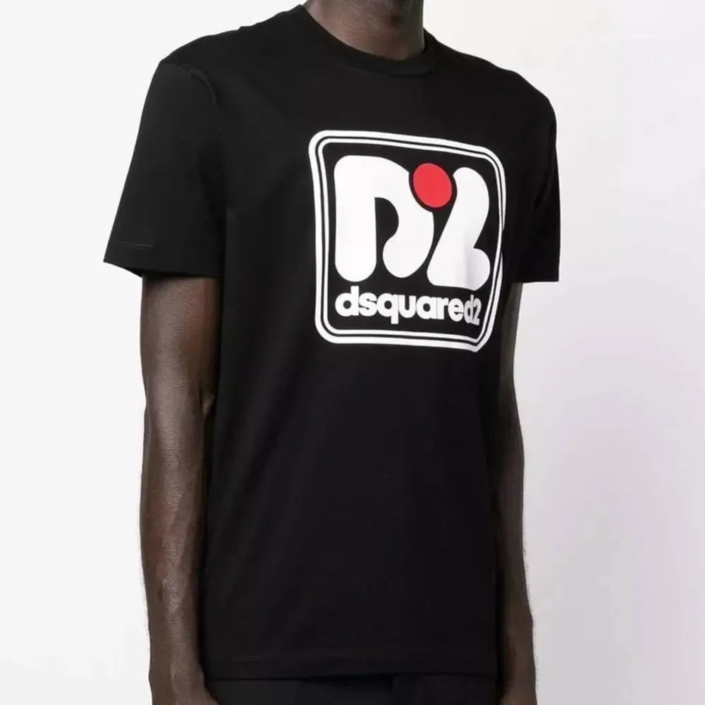 Dsquared² | Black Cotton T-Shirt - McRichard Designer Brands