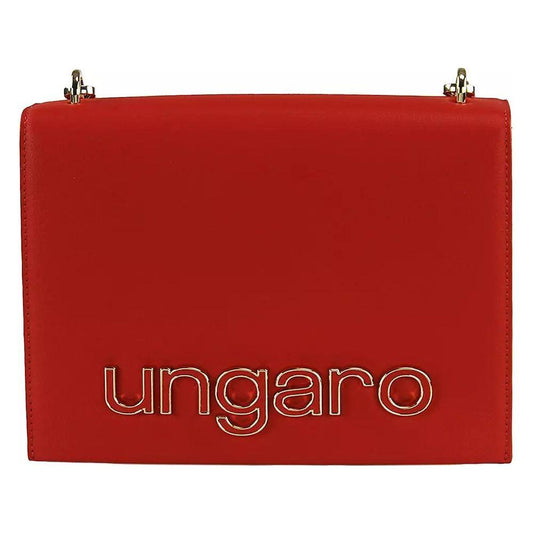 Ungaro | Red Leather Di Calfskin Crossbody Bag | McRichard Designer Brands