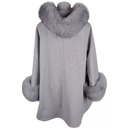Made in Italy | Gray Wool Vergine Jackets & Coat | McRichard Designer Brands