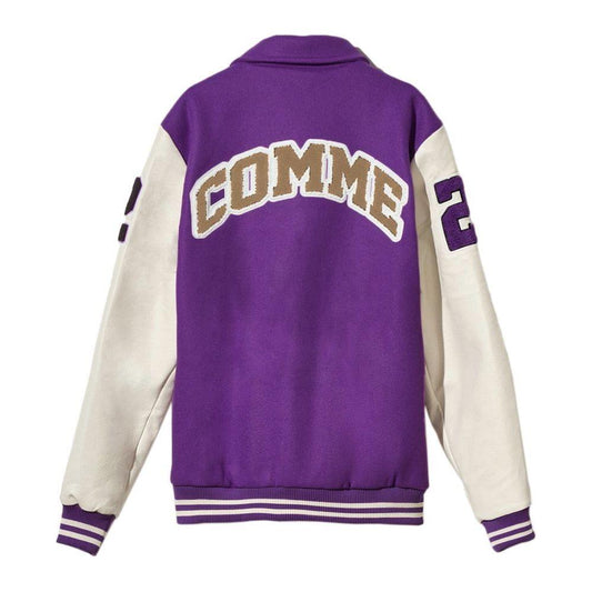 Comme Des Fuckdown | Purple Cotton Jacket | McRichard Designer Brands