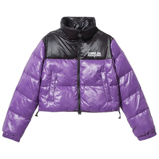 Comme Des Fuckdown | Purple Nylon Jackets & Coat | McRichard Designer Brands