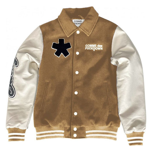 Comme Des Fuckdown | Brown Cotton Jackets & Coat | McRichard Designer Brands
