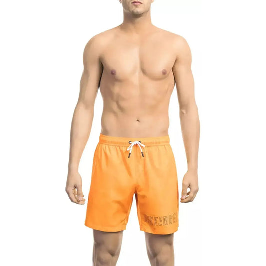 Bikkembergs | Orange Polyester Swimwear  | McRichard Designer Brands