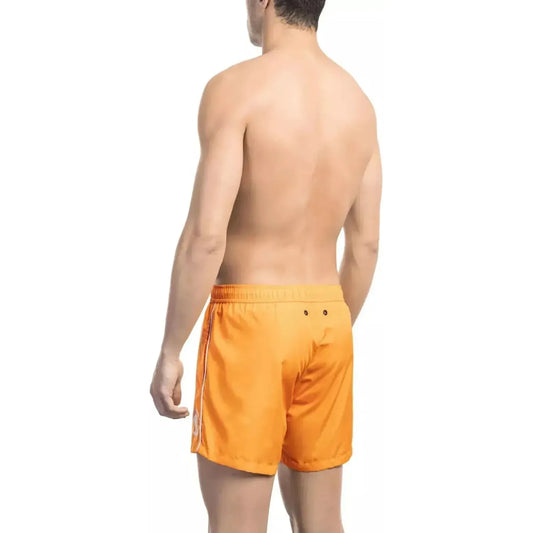 Bikkembergs | Orange Polyester Swimwear  | McRichard Designer Brands