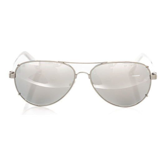 Frankie Morello | Silver Metallic Fibre Sunglasses - McRichard Designer Brands