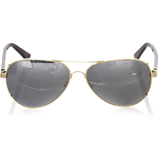 Frankie Morello | Gold Metallic Fibre Sunglasses - McRichard Designer Brands