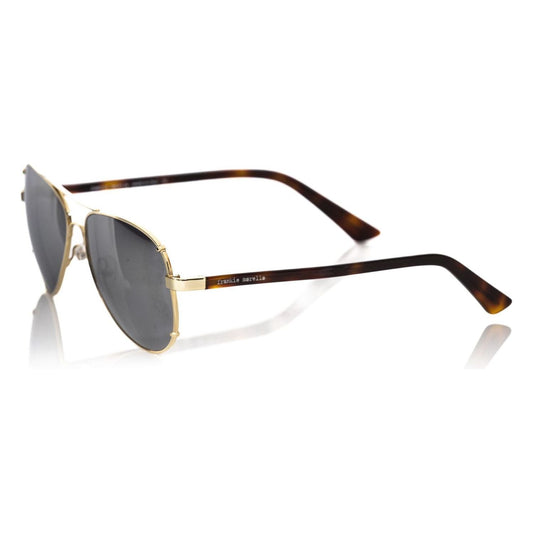 Frankie Morello | Gold Metallic Fibre Sunglasses - McRichard Designer Brands