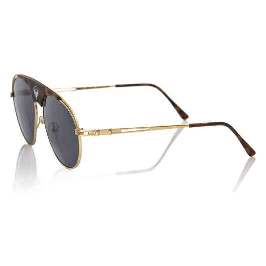 Frankie Morello | Brown Metallic Fibre Sunglasses - McRichard Designer Brands