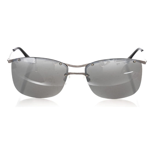 Frankie Morello | Silver Metallic Fibre Sunglasses - McRichard Designer Brands