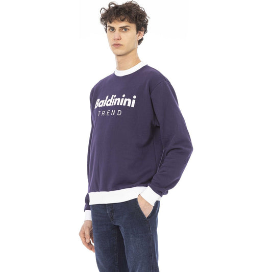 Baldinini Trend | Purple Cotton Sweater | McRichard Designer Brands