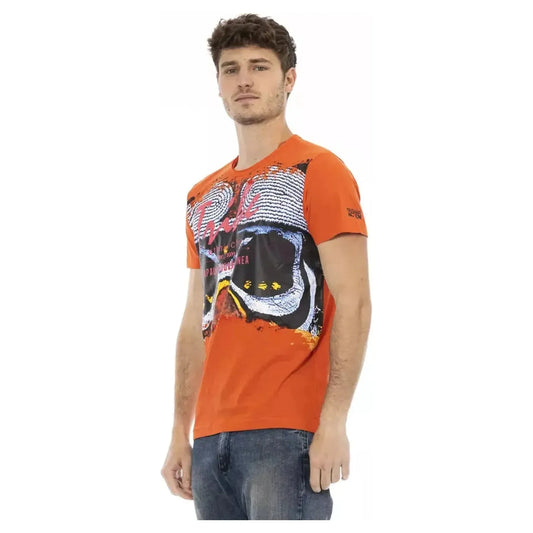 Trussardi Action | Orange Cotton T-Shirt  | McRichard Designer Brands