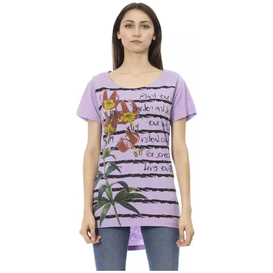 Trussardi Action | Violet Cotton Tops & T-Shirt  | McRichard Designer Brands