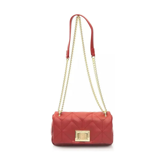 Baldinini Trend | Red Polyurethane Shoulder Bag  | McRichard Designer Brands