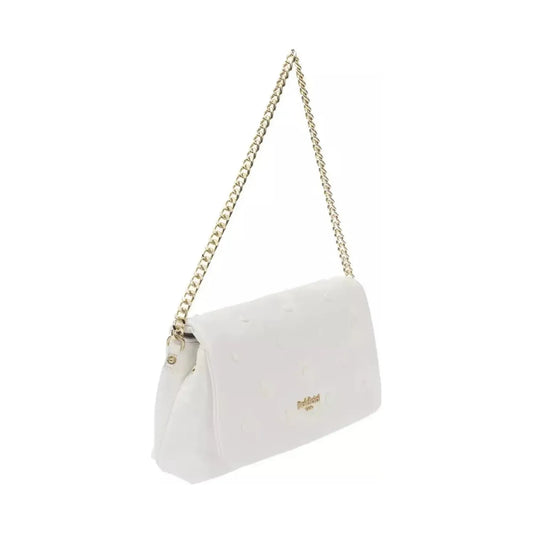 Baldinini Trend | White Polyurethane Crossbody Bag - McRichard Designer Brands