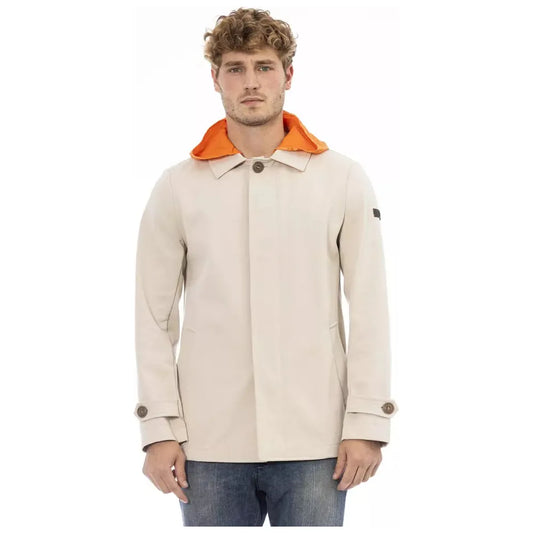 Distretto12 | Beige Cotton Jacket | McRichard Designer Brands