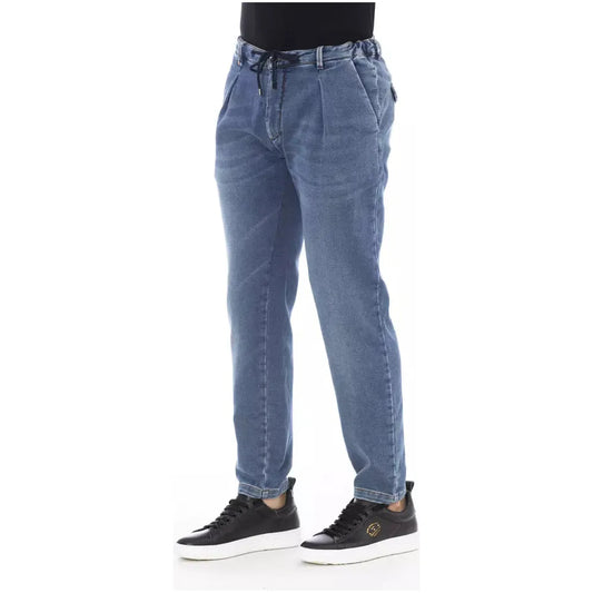Distretto12 | Blue Cotton Jeans & Pant | McRichard Designer Brands