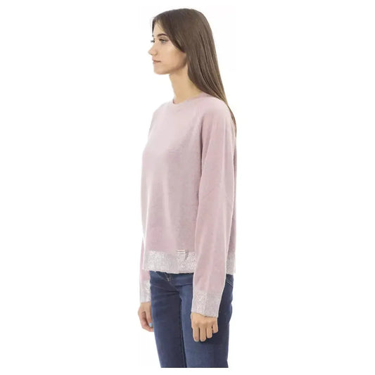 Baldinini Trend | Pink Wool Sweater | McRichard Designer Brands
