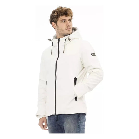 Baldinini Trend | White Polyester Jacket | McRichard Designer Brands