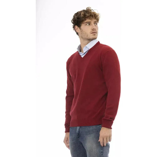 Sergio Tacchini | Red Wool Sweater | McRichard Designer Brands