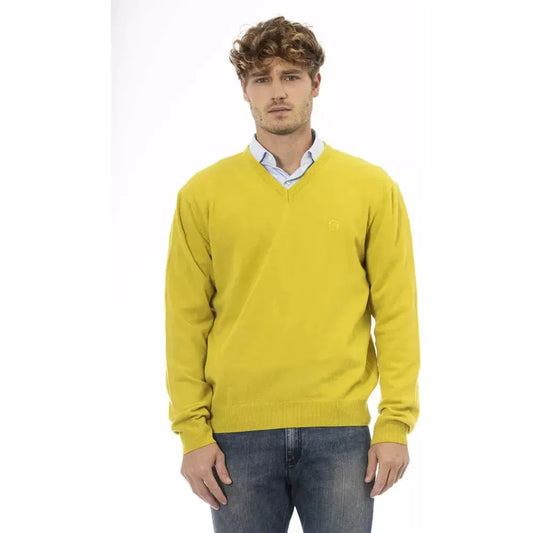Sergio Tacchini | Yellow Wool Sweater | McRichard Designer Brands