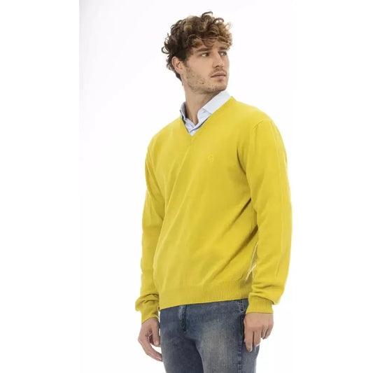 Sergio Tacchini | Yellow Wool Sweater | McRichard Designer Brands
