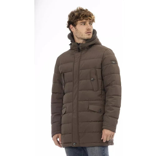 Baldinini Trend | Brown Polyester Jacket | McRichard Designer Brands