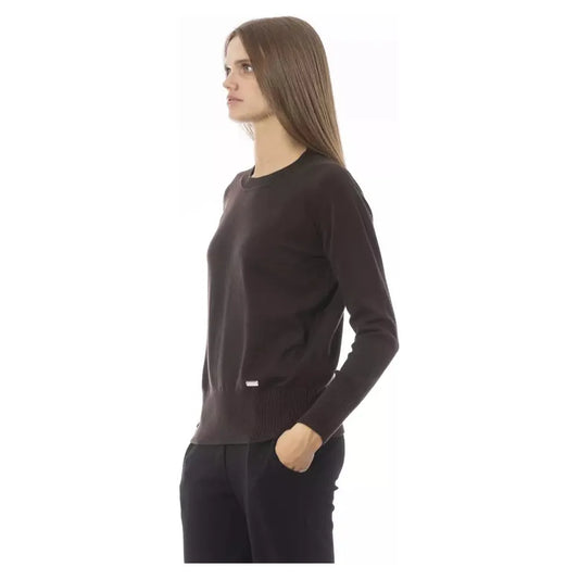 Baldinini Trend | Brown Wool Sweater | McRichard Designer Brands