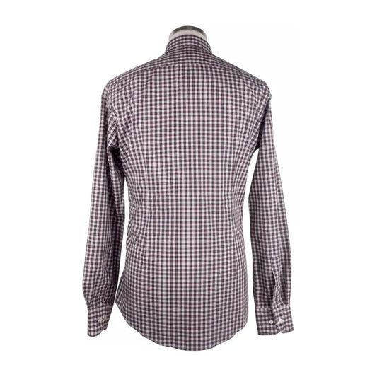 Made in Italy | Red Cotton Shirt - McRichard Designer Brands