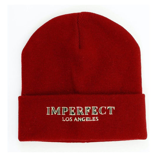 Imperfect | Red Acrylic Hat | McRichard Designer Brands