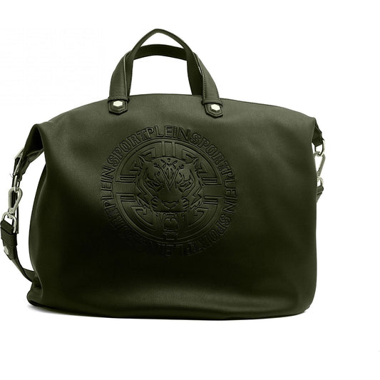 Plein Sport | Green Polyester Crossbody Bag | McRichard Designer Brands