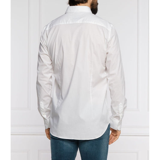 Aeronautica Militare | White Cotton Shirt  | McRichard Designer Brands