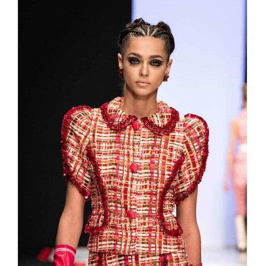 Elisabetta Franchi | Pink Viscose Jackets & Coat  | McRichard Designer Brands