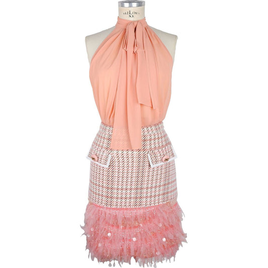 Elisabetta Franchi | Pink Dress  | McRichard Designer Brands
