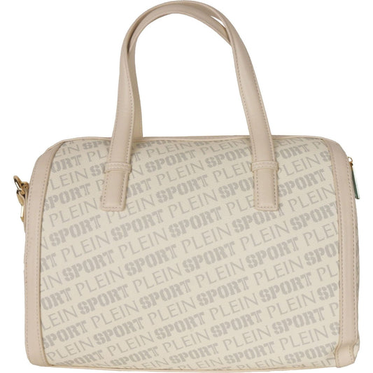 Plein Sport | White Polyamide Crossbody Bag  | McRichard Designer Brands