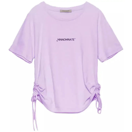Hinnominate | Purple Cotton Tops & T-Shirt  | McRichard Designer Brands