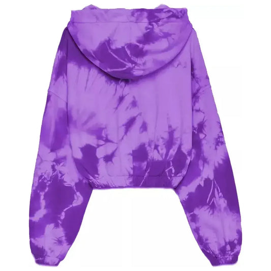 Hinnominate | Purple Cotton Sweater  | McRichard Designer Brands
