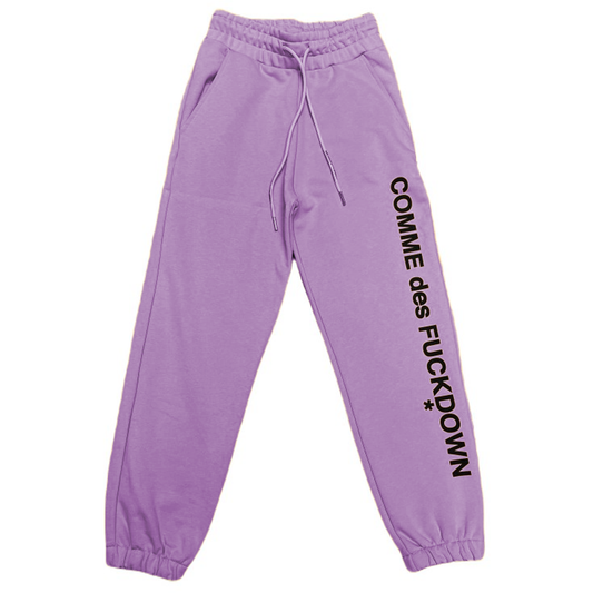 Comme Des Fuckdown | Purple Cotton Jeans & Pant  | McRichard Designer Brands