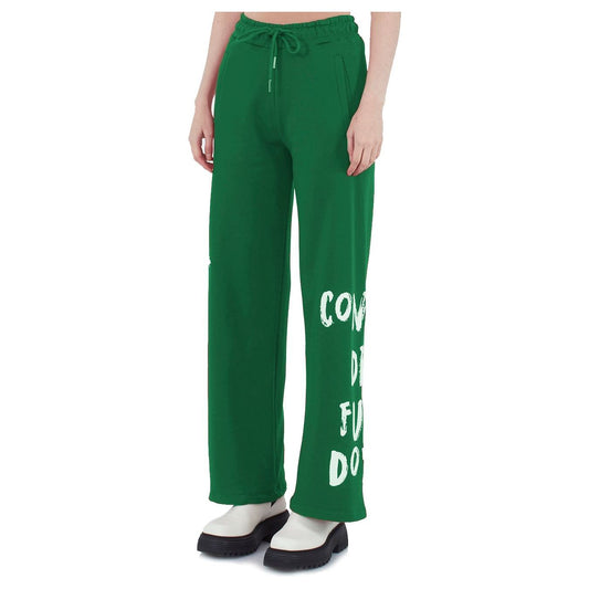 Comme Des Fuckdown | Green Cotton Jeans & Pant  | McRichard Designer Brands