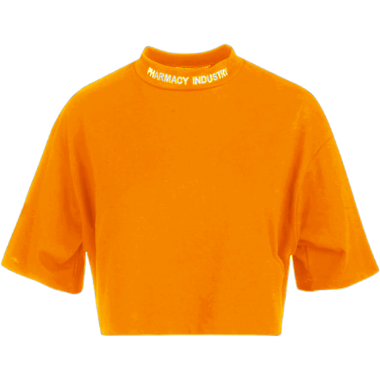 Pharmacy Industry | Orange Cotton Tops & T-Shirt  | McRichard Designer Brands