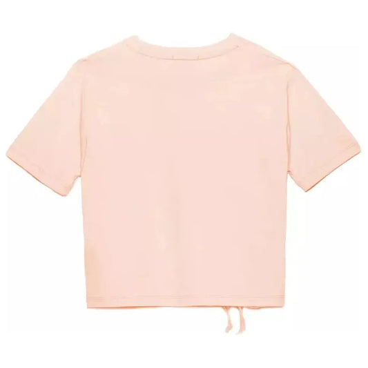 Hinnominate | Pink Cotton Tops & T-Shirt  | McRichard Designer Brands