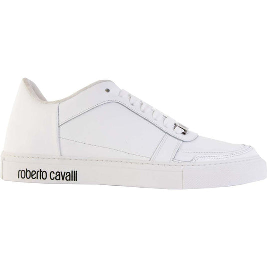 Roberto Cavalli | Classic Logo Embossed Sneakers - McRichard Designer Brands