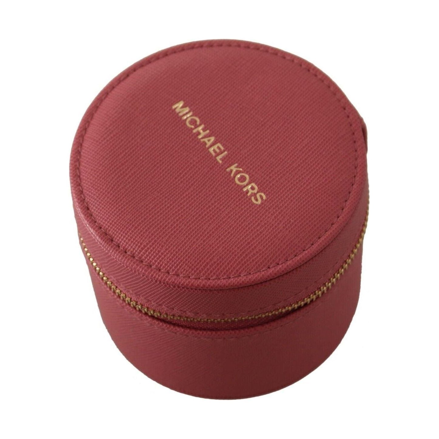 Michael Kors | Pink Leather Zip Round Pouch Purse Storage Wallet - McRichard Designer Brands