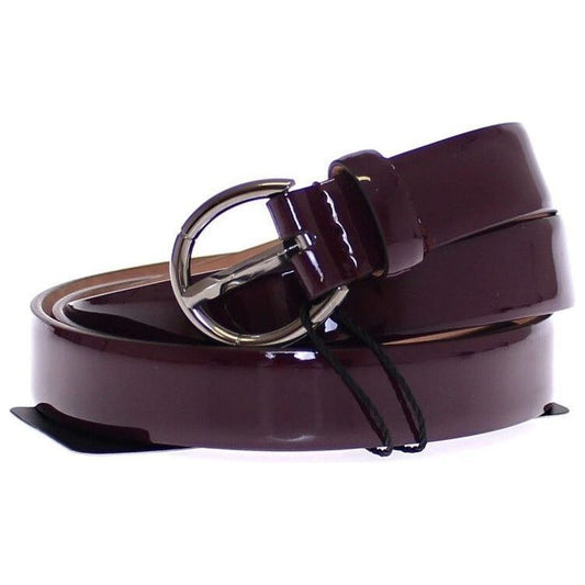 Dolce & Gabbana | Purple Leather Logo Cintura Belt | McRichard Designer Brands